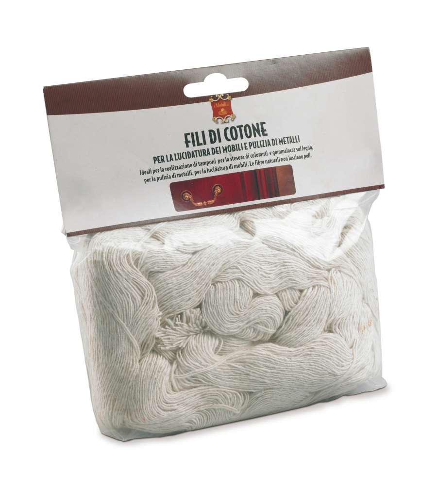 Gubra Fili di Cotone per Tampone - 200 g - Ideali per Lucidatura