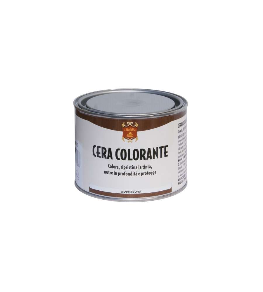 Gubra Cera Colorante per Legno - Noce Scuro - 500 ml
