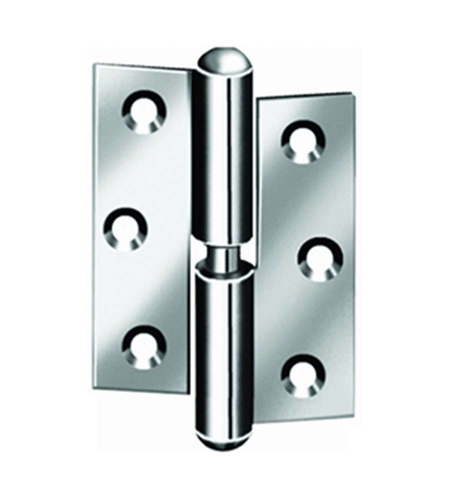 Cerniere Per Porte Inox Sinistra 50X40 Mm. - 2 Pz.