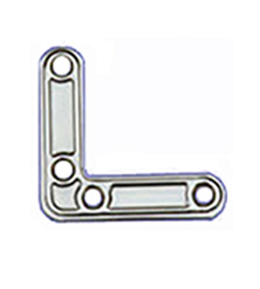 Angoli Di Rinforzo Inox 50 X 50 X 15 Mm. - 4 Pz.