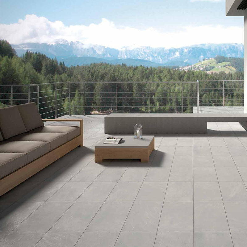 Gres Porcellanato Effetto Cemento 60x60 Bianco District - Monocibec