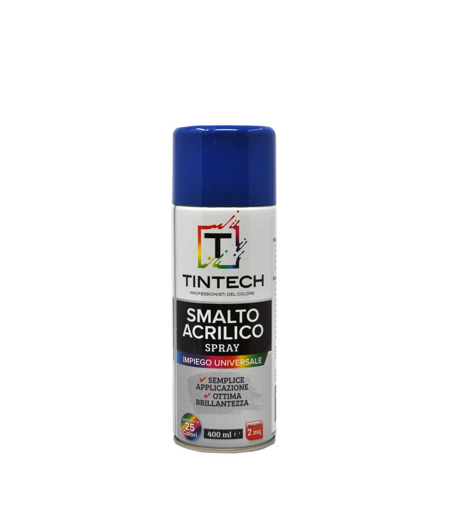 Smalto Acrilico Blu Traffico 400 ml