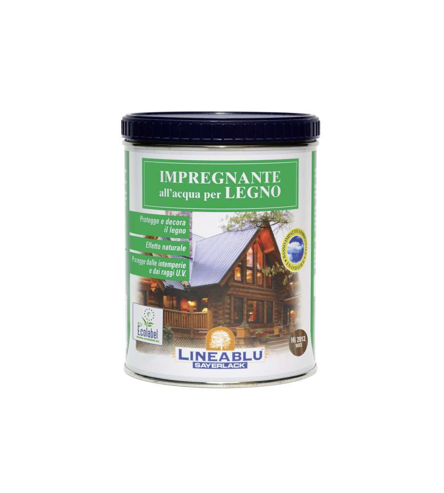 Blu Sayerlack Impregnante per Esterni - Castano/Noce Chiaro - 2,5 l