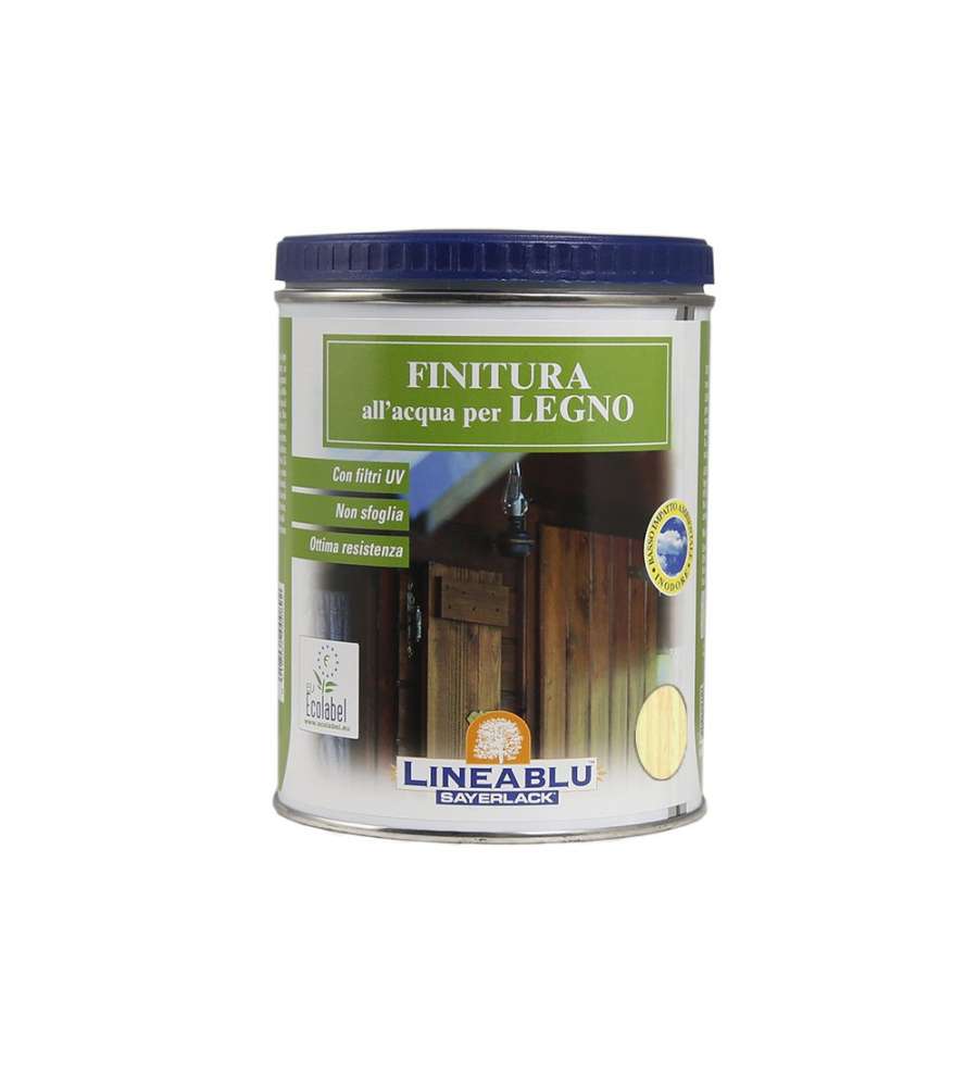 Blu Sayerlack Finitura per Esterni - Trasparente - 750 ml