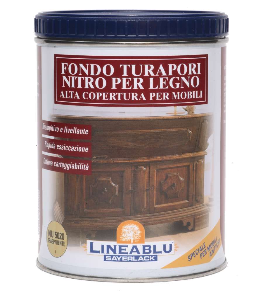 Fondo Turapori nitro per Mobili Trasparente 750 ml