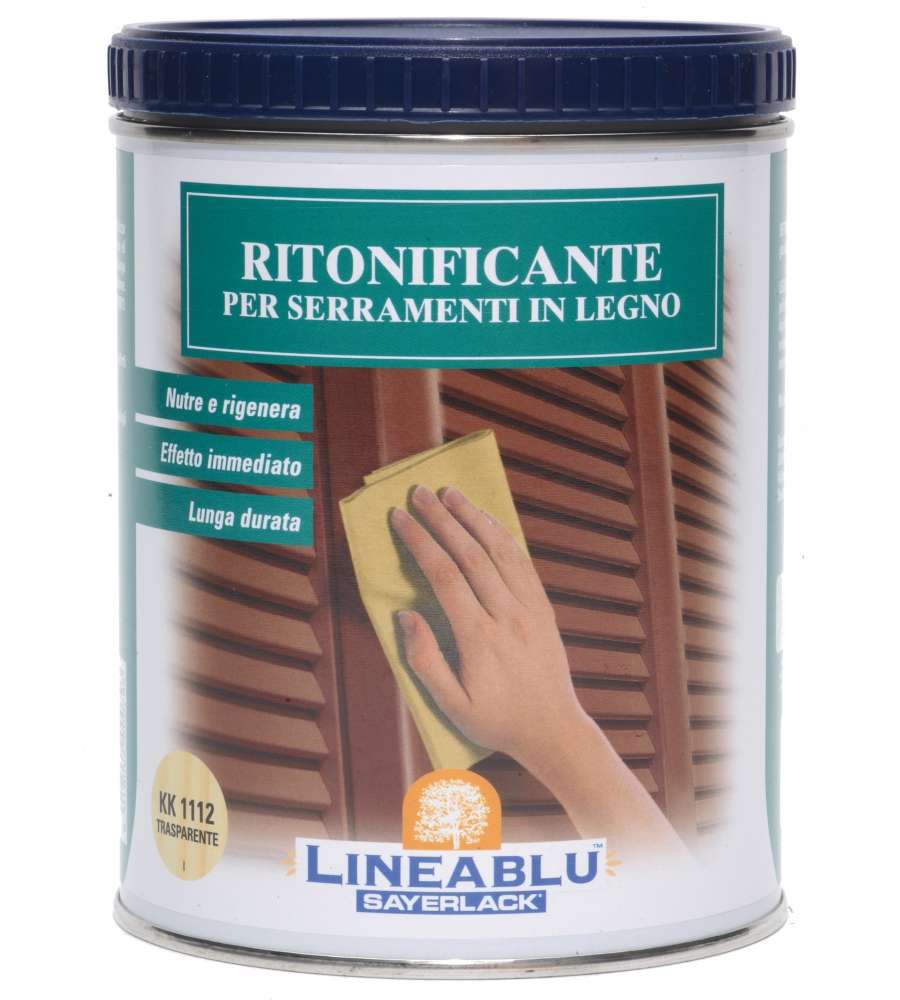 Sayerlack Ritonificante Blu 750 ml - Rigenerante per Serramenti in Legno