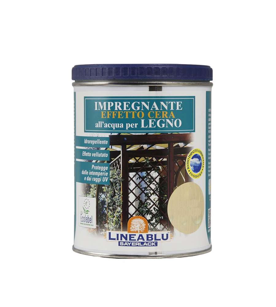 Blu Sayerlack Impregnante Effetto Cera Trasparente - Protezione UV 750 ml