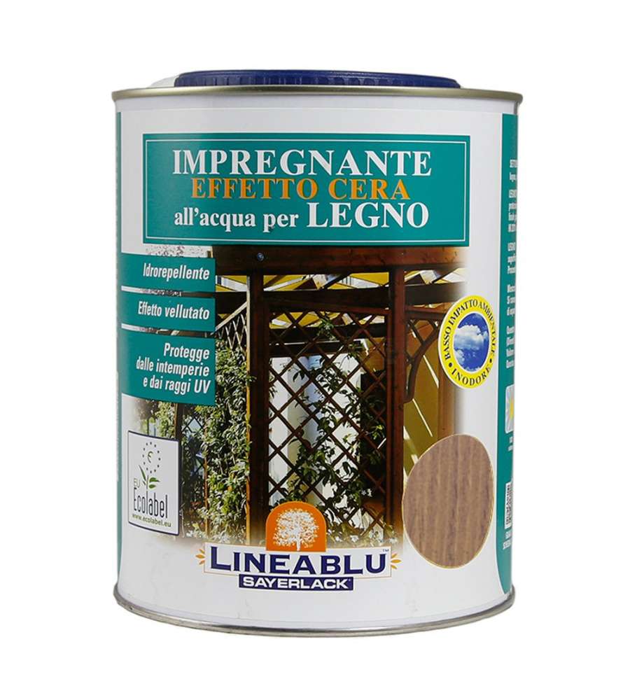 Blu Sayerlack Impregnante Legno - Noce Chiaro - 2,5 l