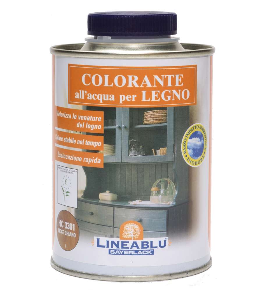 Blu Sayerlack Tinta per Legno - Giallo Tenero - 500 ml