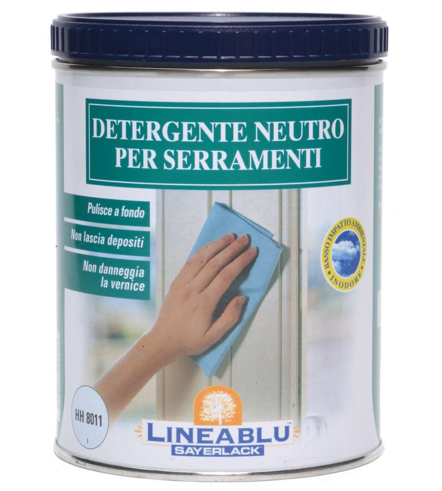 Sayerlack Detergente Neutro per Serramenti in Legno 750 ml - Pulisce Senza Residui
