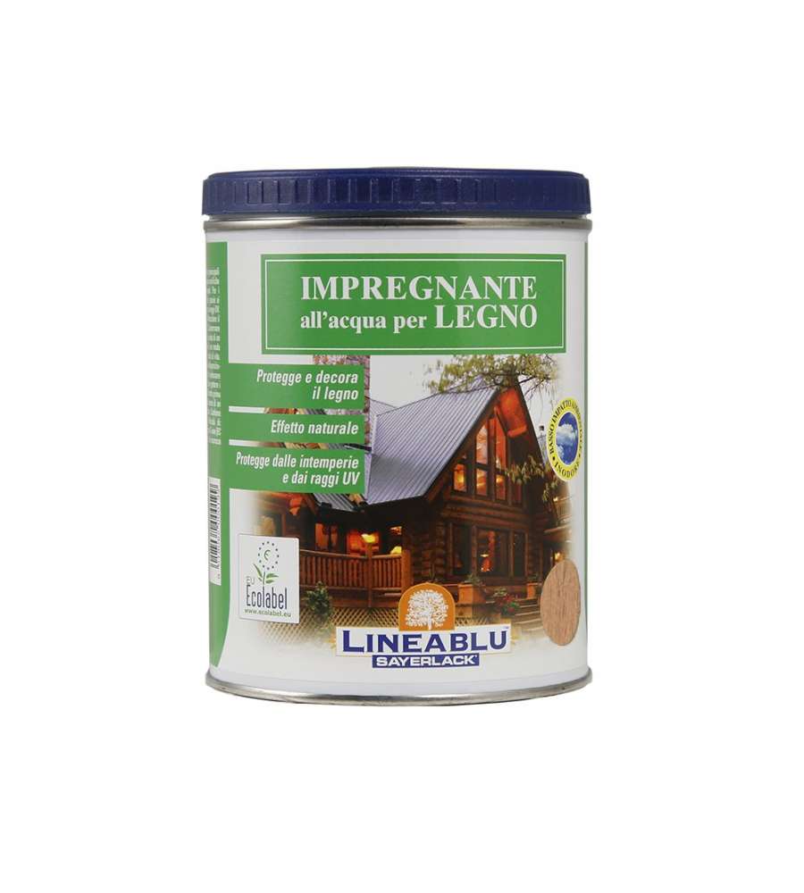 Blu Sayerlack Impregnante per Esterni - Teak - 750 ml