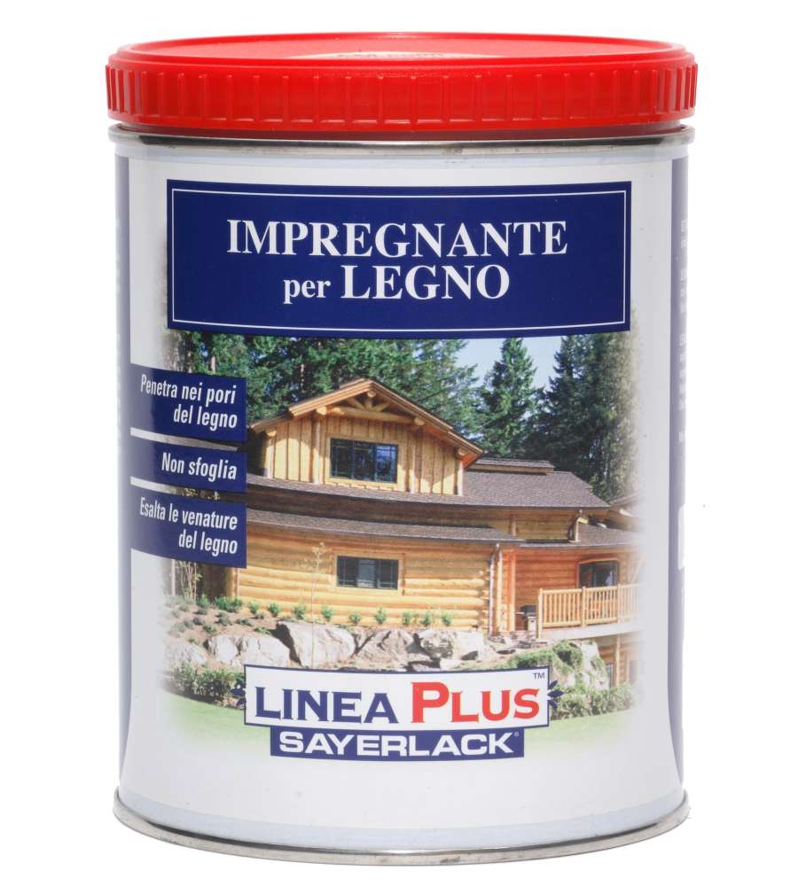 Blu Sayerlack Impregnante per Legno - Mogano - 750 ml