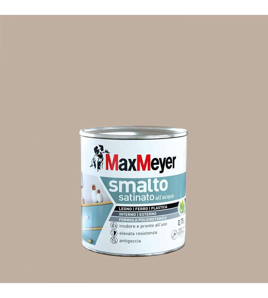 MaxMeyer Smalto Satinato Poliuretanico - Tortora - 0,75 l