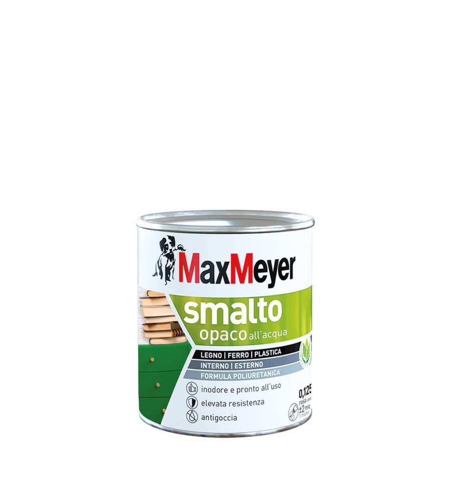 MaxMeyer Smalto Poliuretanico - Bianco Opaco - 0.125 l