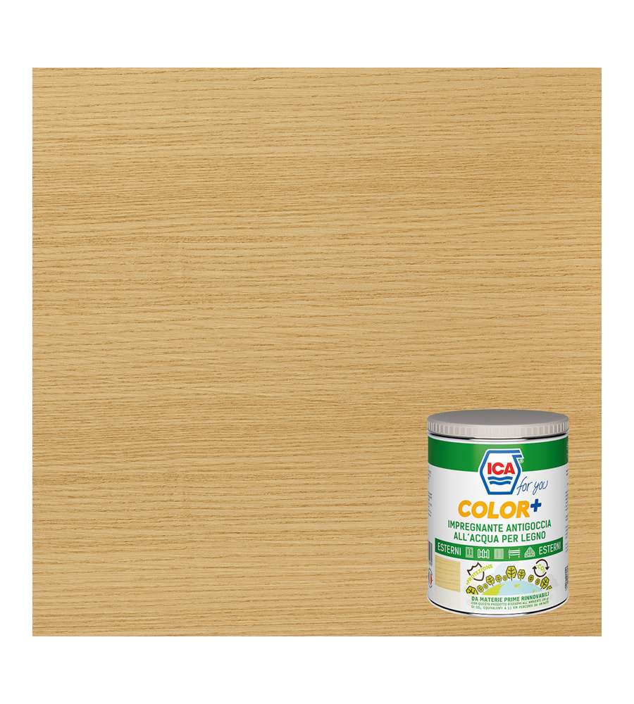 Color e Impregante per legno Rovere 2,5 l