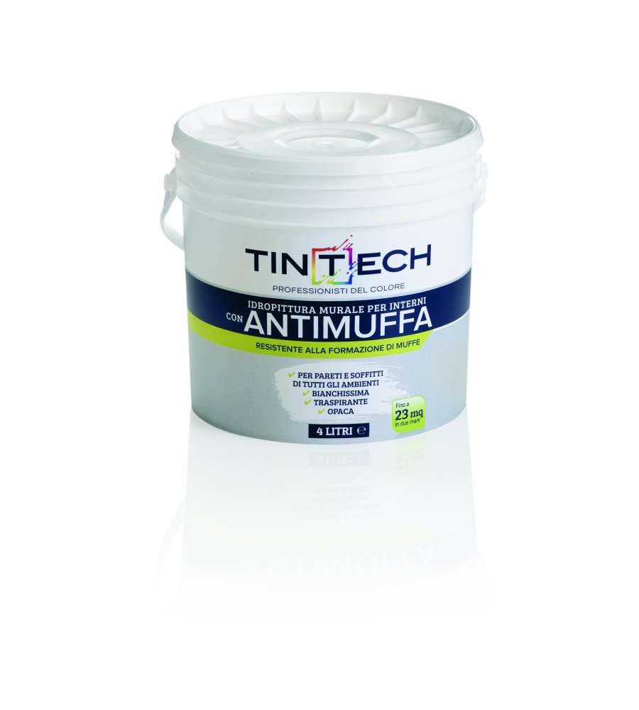 Idropittura antimuffa tintech 4 l