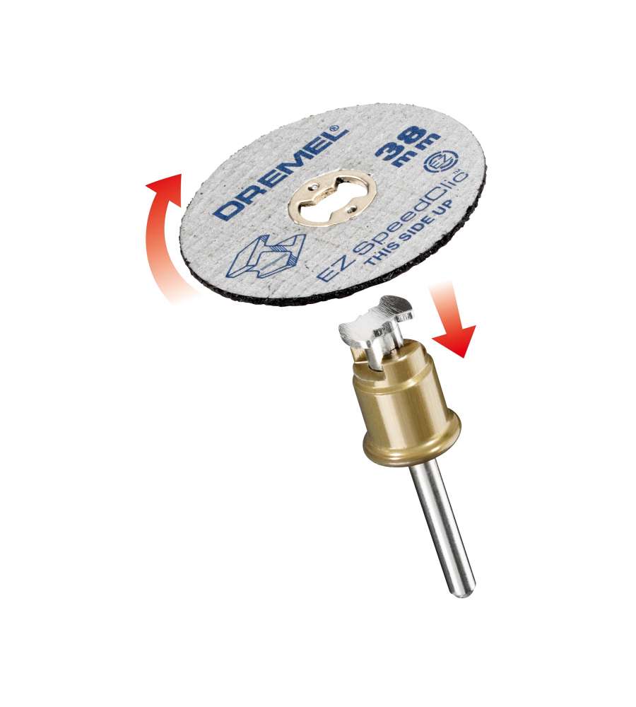 Set 5 Dischi da Taglio per Metallo Dremel 456