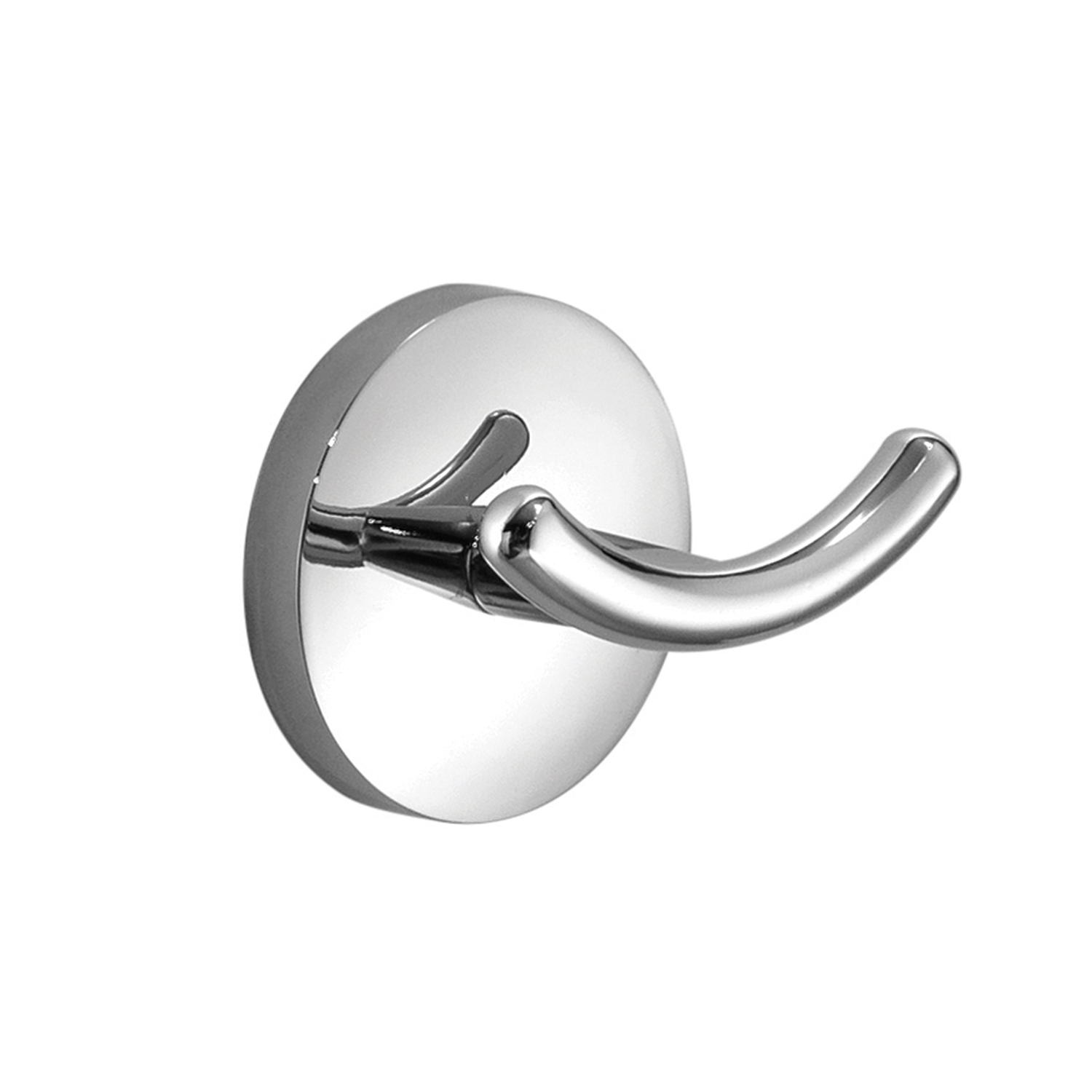 Appendiabiti doppio a muro Vermont Pro di Gedy - Cromato