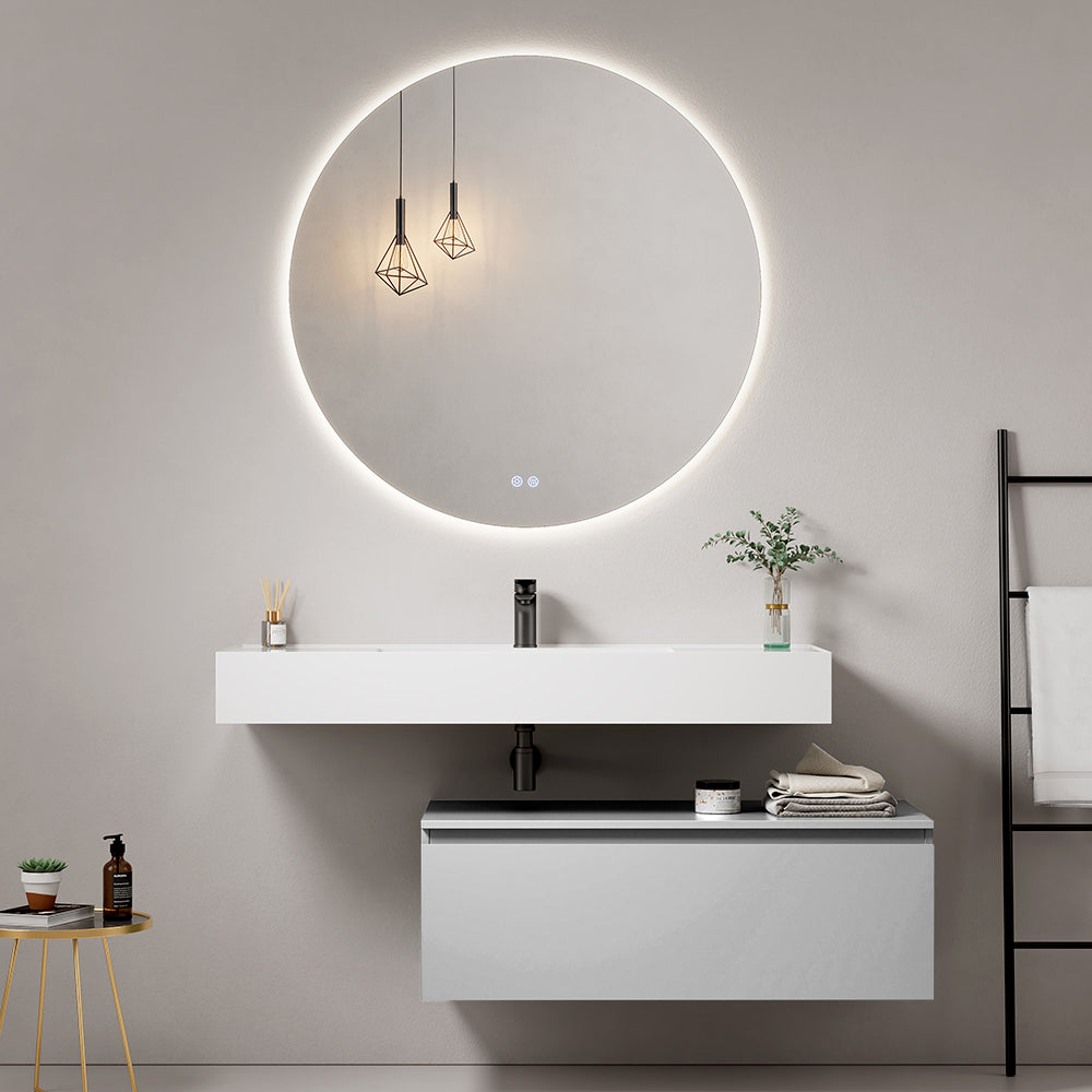 Cassettone sospeso 60 cm Bianco - Fiji Paint