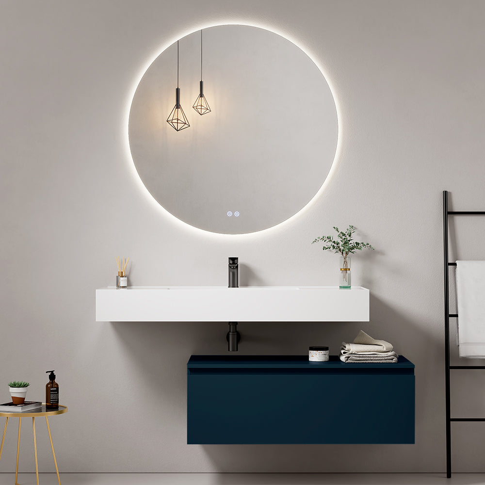 Cassettone sospeso 60 cm Blu Mare - Fiji Paint