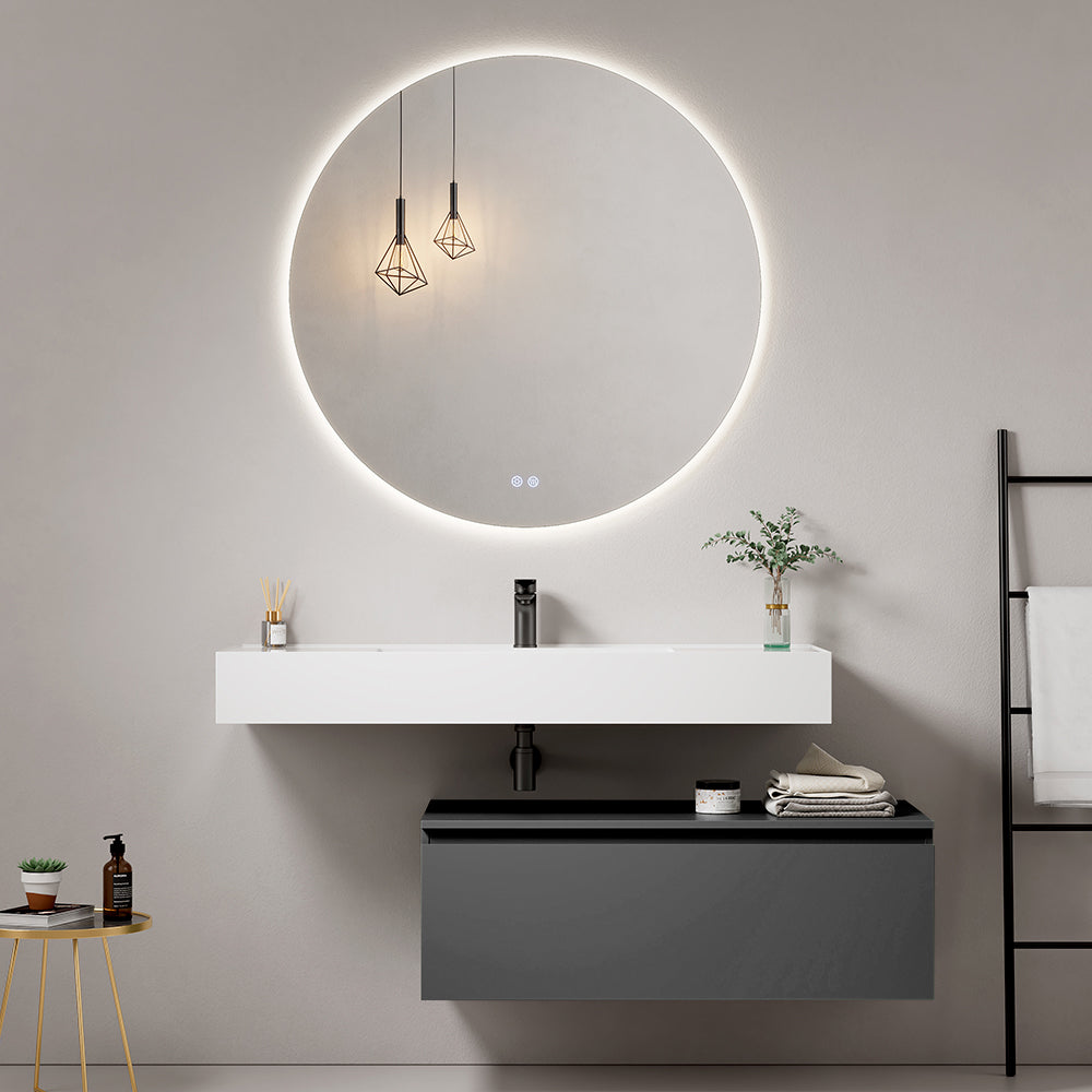 Cassettone sospeso 60 cm Grigio Londra - Fiji Paint