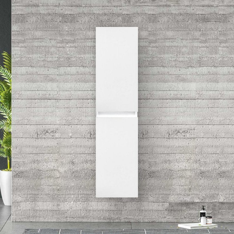 Colonna 160 White Glossy Marsiglia|Santiago - MedaHome