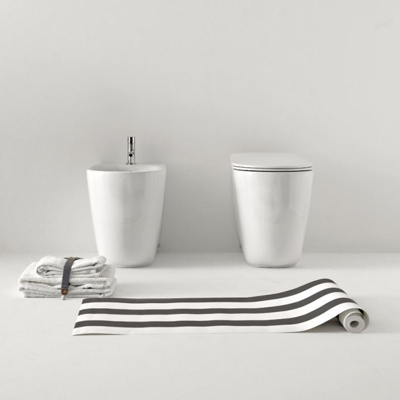 Coppia Sanitari Filomuro Rimless | Senza Brida Nolita - Kerasan