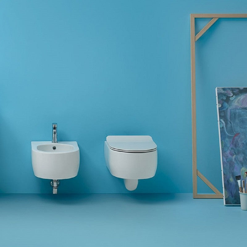 Coppia Sanitari Sospeso Flo 50 - Kerasan