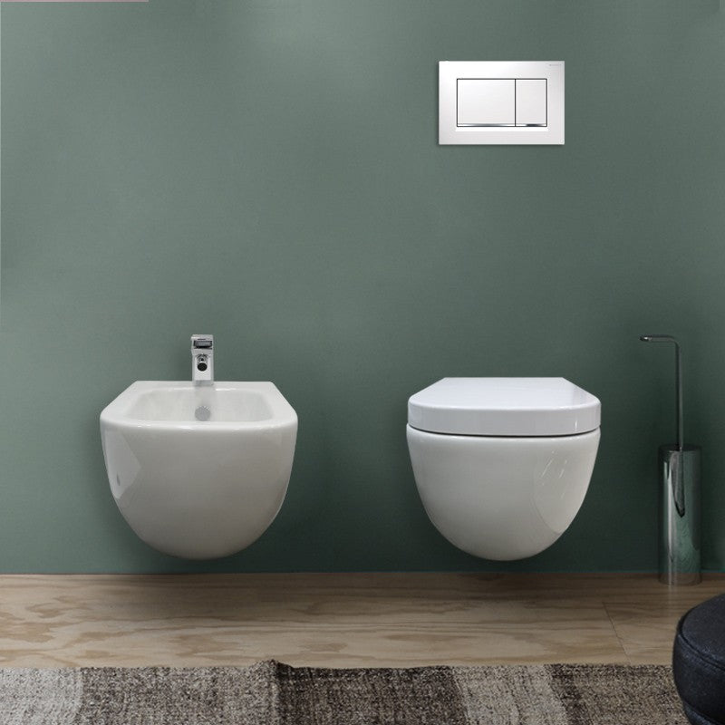 Coppia Sanitari Sospeso Plus - Ceramica Galassia