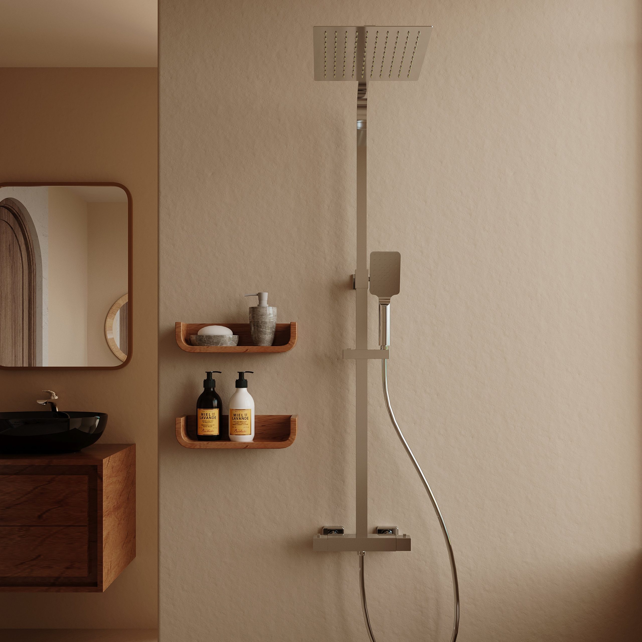 Colonna Doccia Termostatica con Doccino - Deva