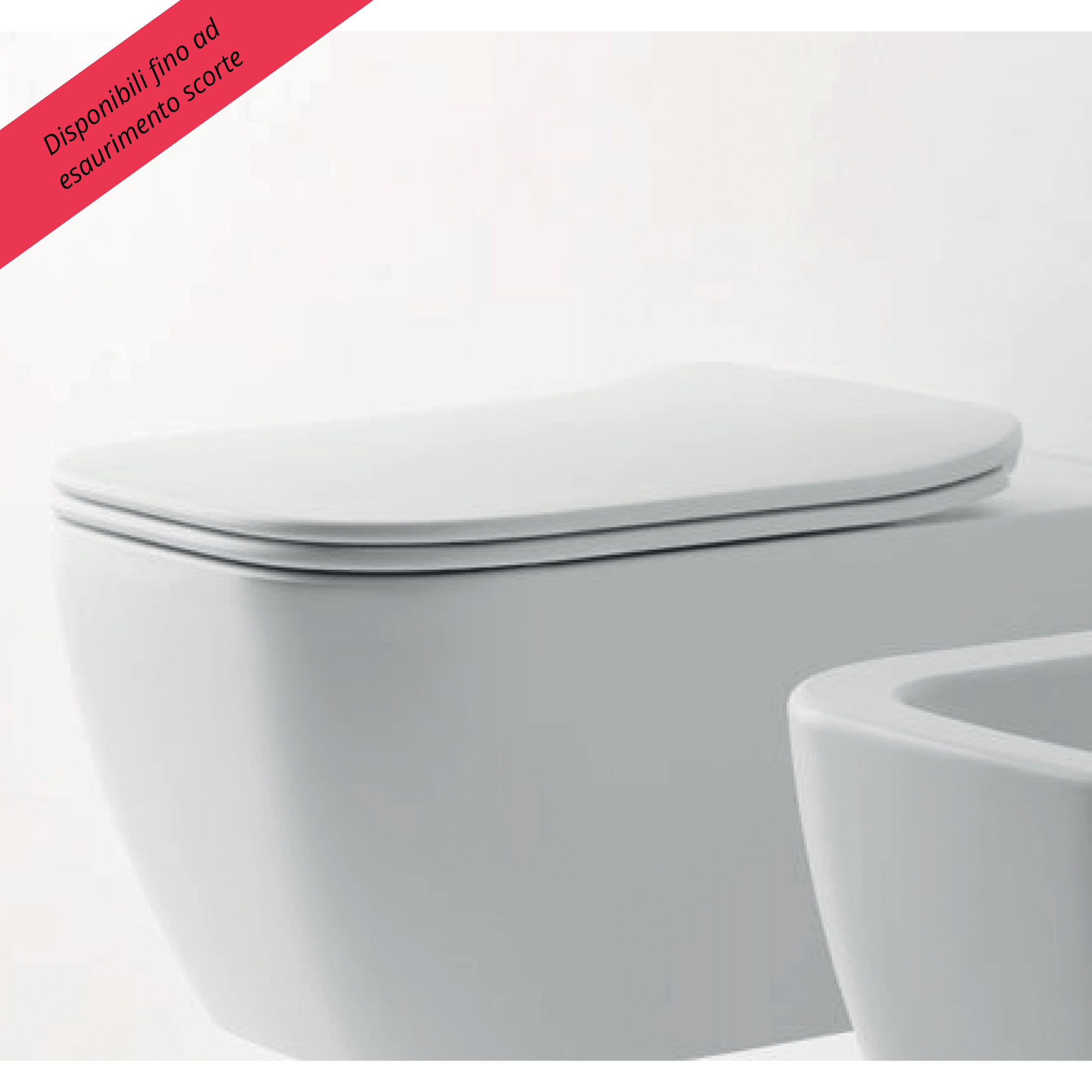 Copriwater Soft-Close "Komodo" Bianco Opaco