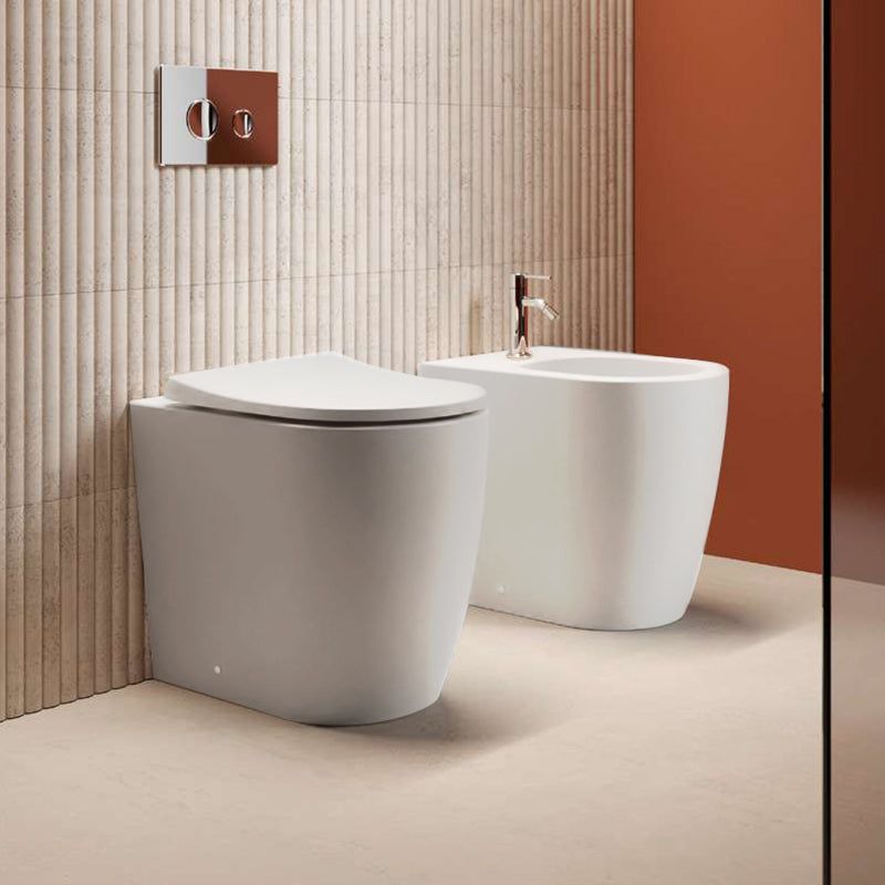 Bidet Filomuro Bianco Lucido Fogliolina - Domus Falerii