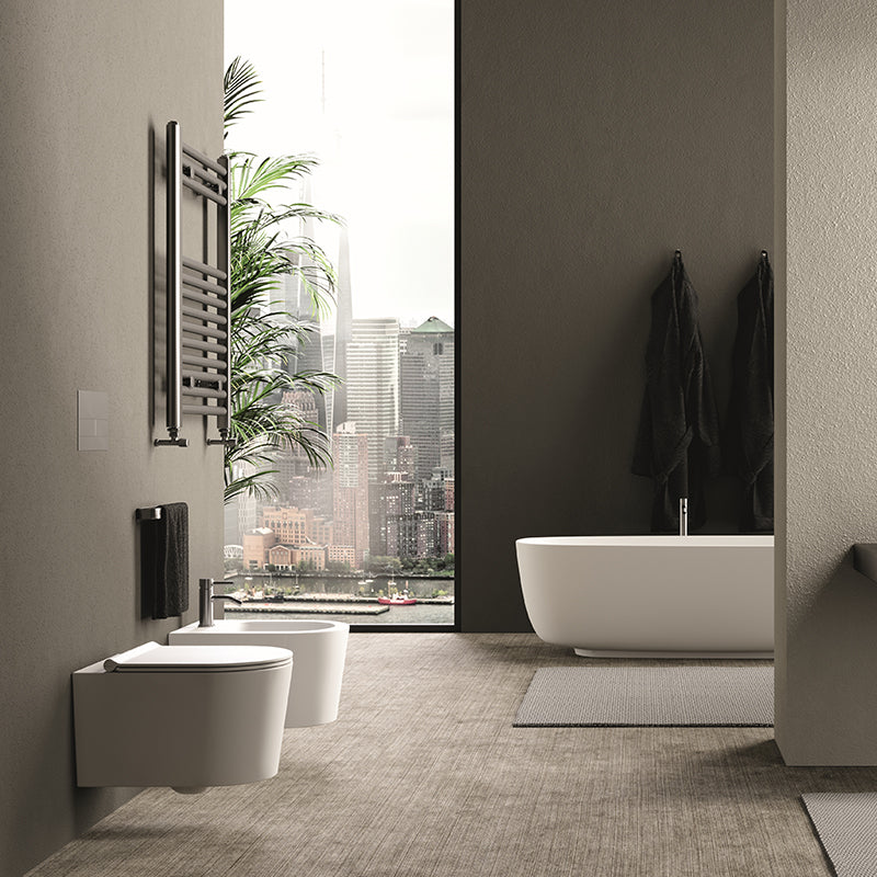 Vaso Sospeso Form Bianco Lucido Senza Coprivaso - Alice