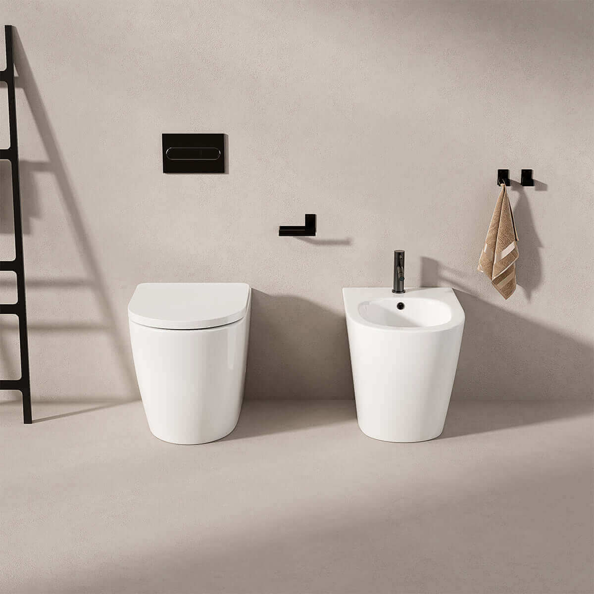 Bidet Filomuro Giada 52 Bianco Lucido - Meda
