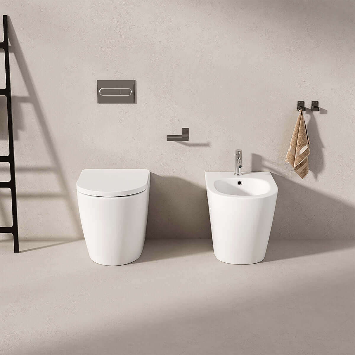 Bidet Filomuro Giada 52 Bianco Opaco - Meda