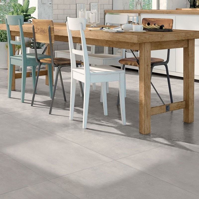 Gres Porcellanato Effetto Cemento Naturale 80x80 Cemento Absolute - Ceramiche Mariner spa