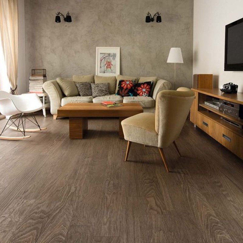 Gres Porcellanato Effetto Legno Naturale 15x90 Brown Hejmo - Ceramica Sant'Agostino