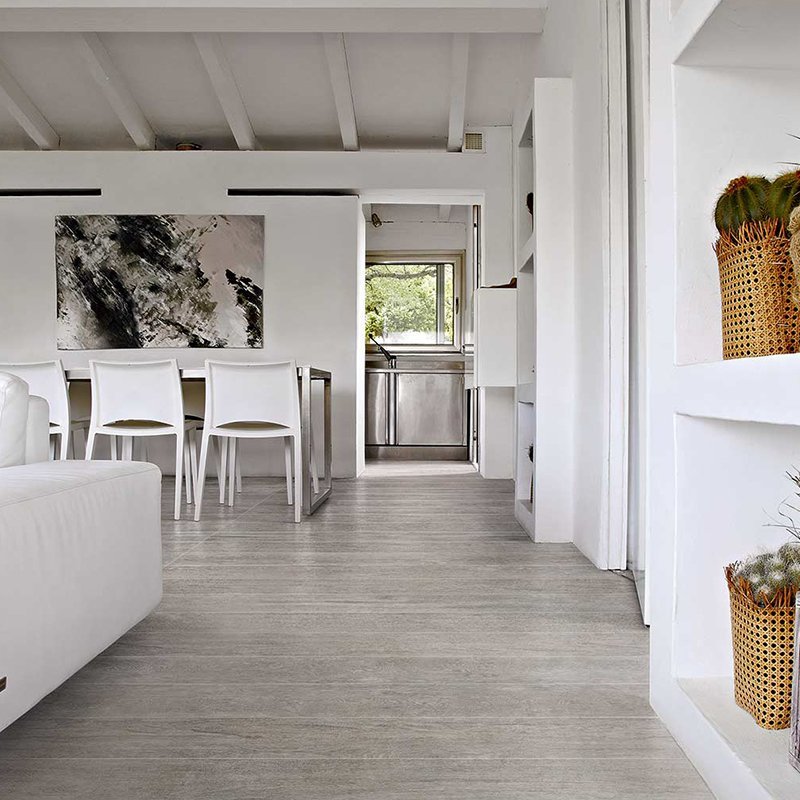 Gres Porcellanato Effetto Legno Naturale 20x120 Grey Selection Oak - Florim