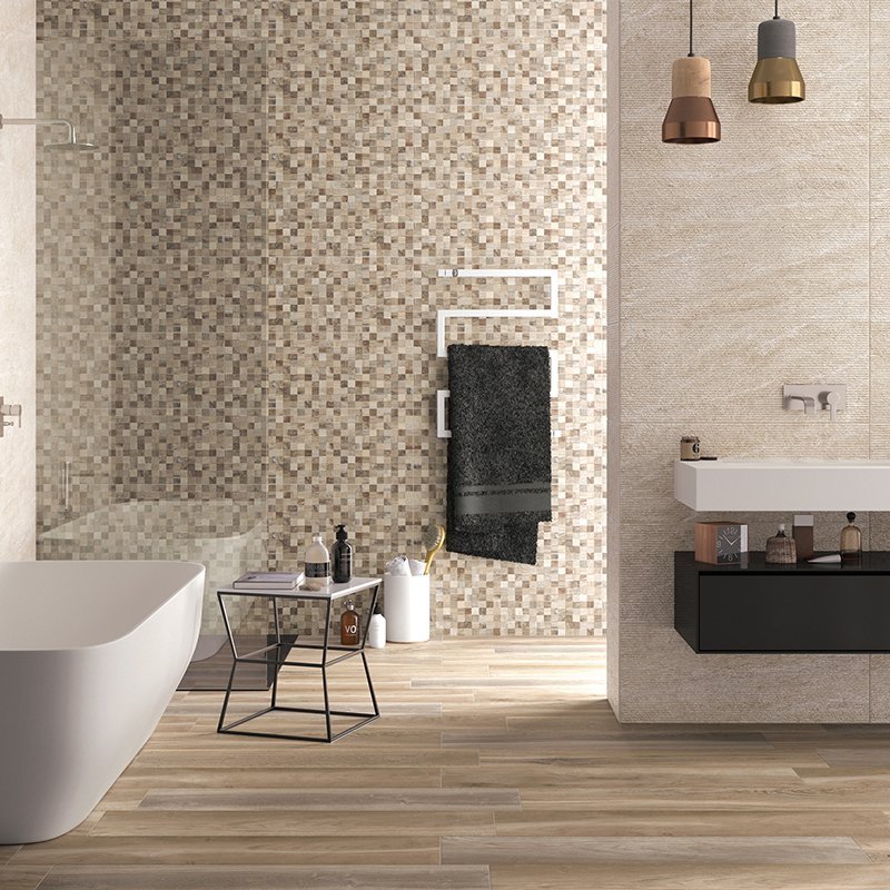 Gres Porcellanato Effetto Legno Naturale 23x100 Effetto Legno Fassa - Naxos