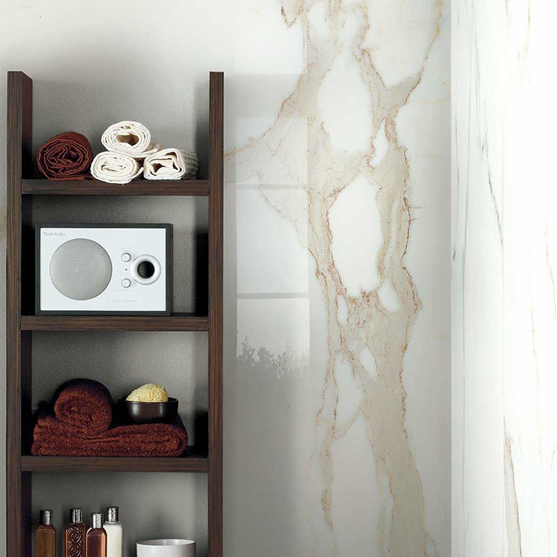 Gres Porcellanato Effetto Marmo Lucido 40x80 Pure Antique Marble - Florim