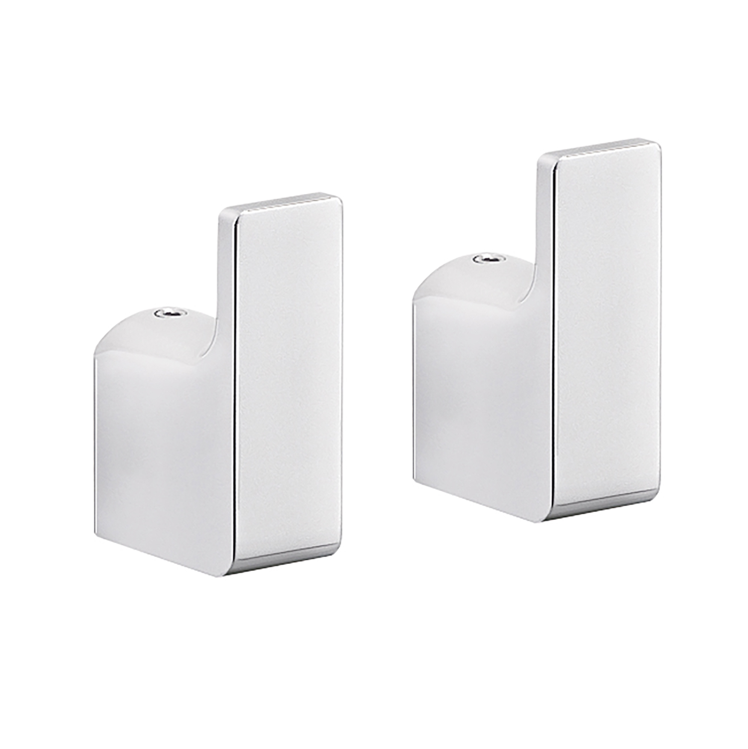 Appendiabiti 2 pezzi a muro Gedy serie Pirenei - Cromato