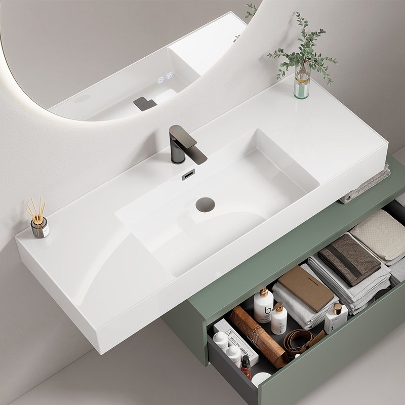 Lavabo Sospeso in Resina 120 cm - Fiji