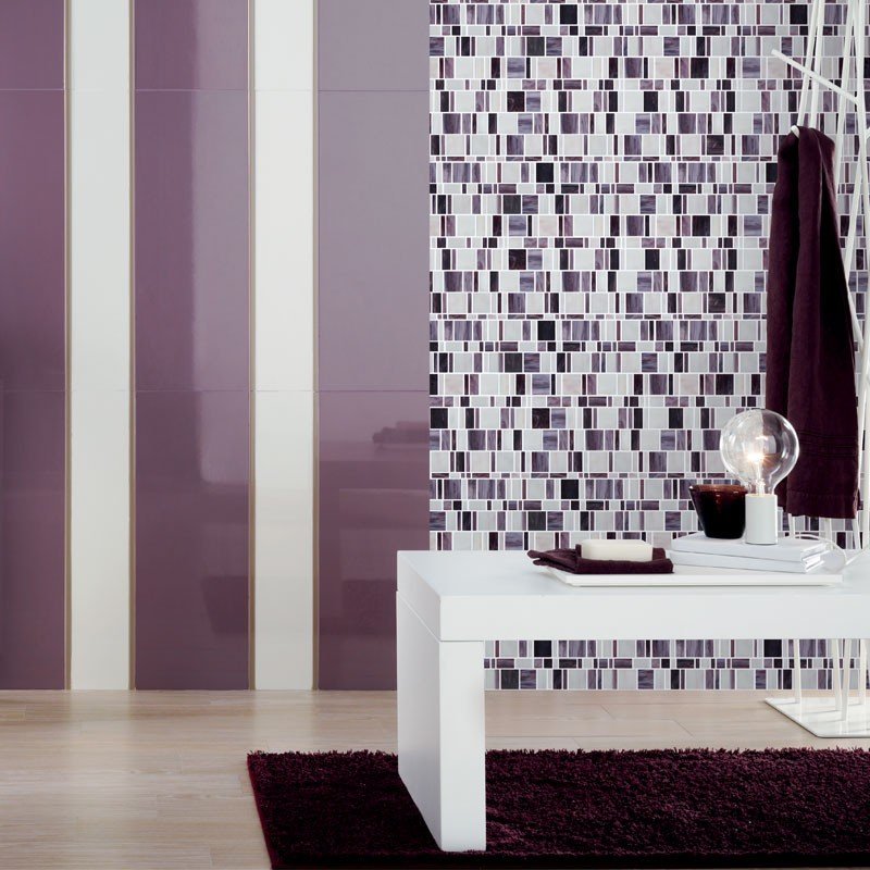 Mosaico in Pasta di Vetro 26.4x31 Multicolor Liberty Lucido - MedaHome