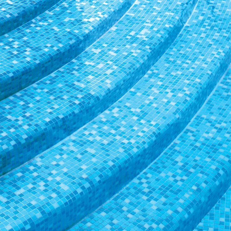 Mosaico in Pasta di Vetro 32.7x32.7 Cielo Basic Lucido - MedaHome