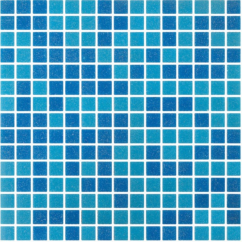 Mosaico in Pasta di Vetro 32.7x32.7 Oceano Mix Lucido - MedaHome