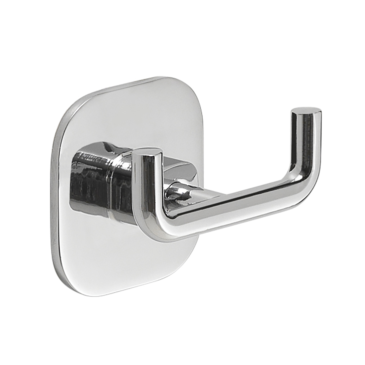 Appendiabiti doppio in acciaio inox e cromall Teide di Gedy - Cromato