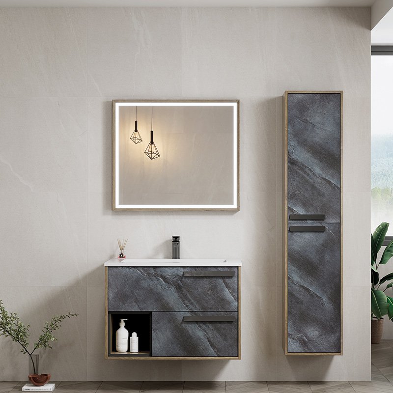 Colonna sospesa 160 cm Grigio Forest Porto - MedaHome