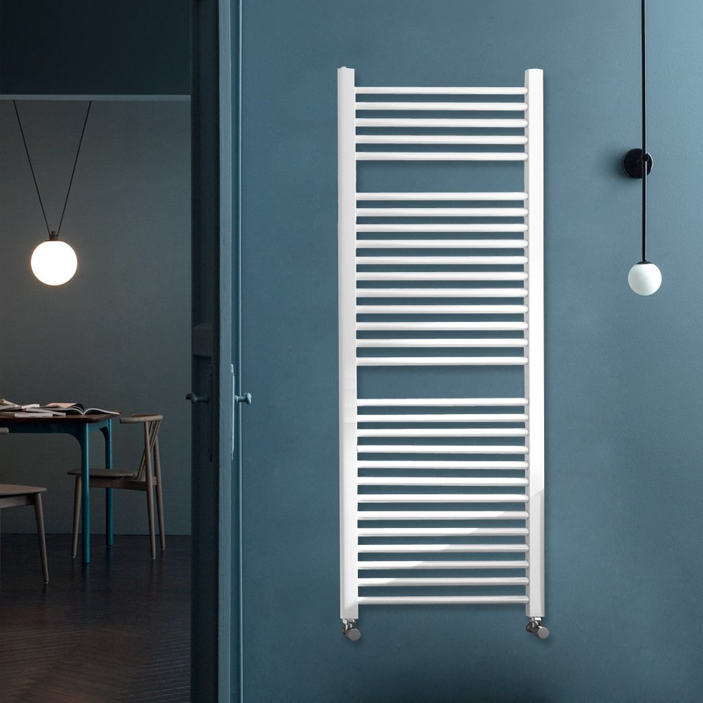 Radiatore Scaldasalviette Bianco Lucido 1512x550 - Meda