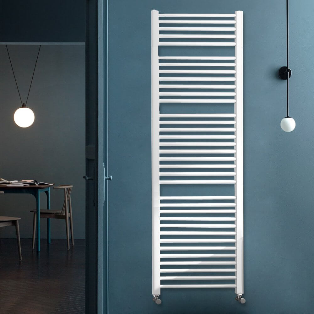 Radiatore Scaldasalviette Elettrico Bianco Lucido 1703x500 - Meda