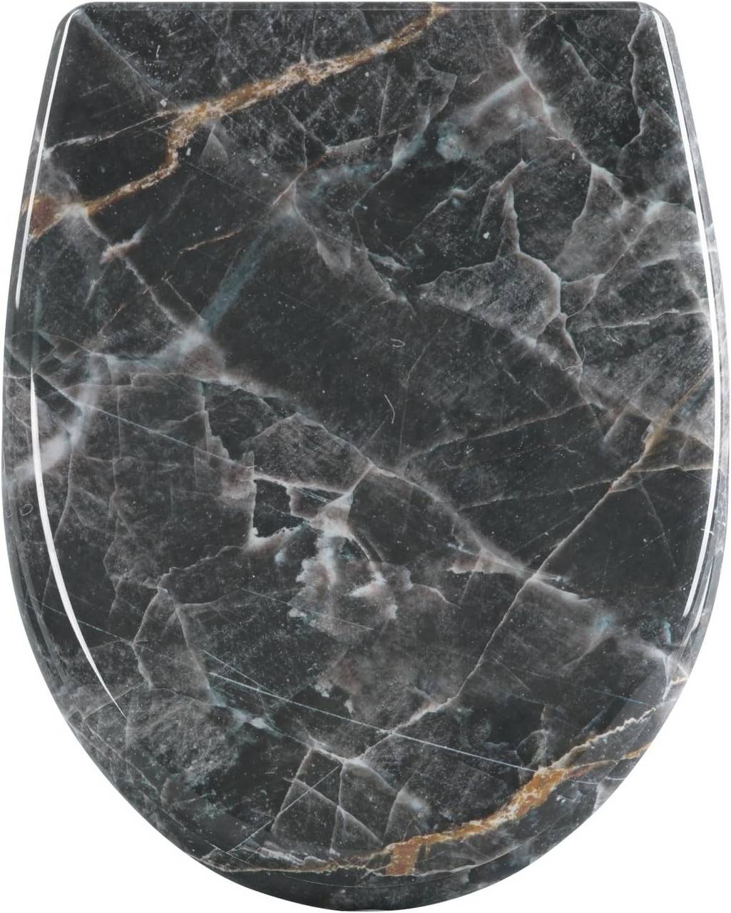 WOLTUCoperchio della Toilette con Meccanismo Soft-Close Motif, con Chiusura Rapida, Portata 175 Kg